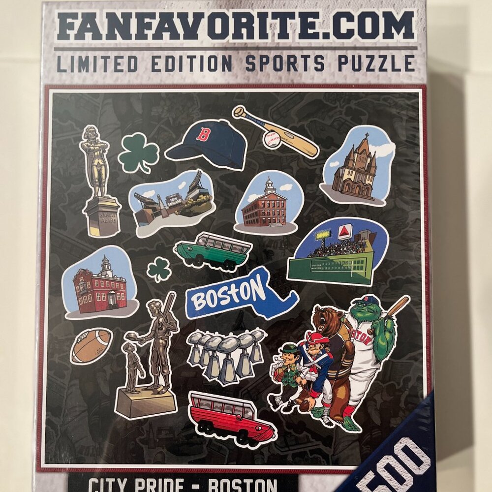Boston Sports City Pride Puzzle 500‎ Pieces Collector Fan Edition (NEW)